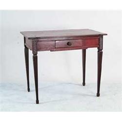 REGENCY MAHOGANY ONE DRAWER TABLE