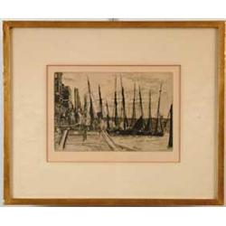JAMES ABBOT MCNEILL WHISTLER (American, 1834-1903) BILLINGSGATE