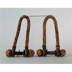 PAIR OF FINE UNPAINTED ANTIQUE BECKETS