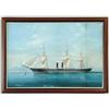Image 1 : LUIGI ROBERTO (Italian, 1845-1910) SHIP PORTRAIT OF THE U.S.S. CONGRESS