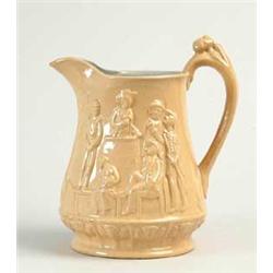 YELLOWARE ENGLISH “SIMON LEGREE” PITCHER
