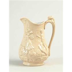 EARTHENWARE ENGLISH “SIMON LEGREE” PITCHER