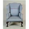 Image 1 : CHIPPENDALE CENTENNIAL MAHOGANY CARVED WING CHAIR