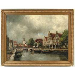 HERMANUS KOEKKOEK JR. “JAN VAN COUVER” (Dutch, 1836-1909) “AMSTERDAM”