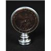Image 1 : STERLING ENGLISH MOUNTED 1797 COIN WAX SEAL