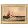 Image 1 : WILLIAM EDWARD WEBB (British) SEASCAPE WITH FISHING BOATS