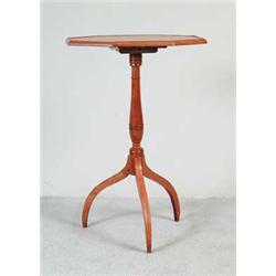 HEPPLEWHITE CHERRY TIP TOP CANDLESTAND