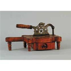 OUTSTANDING FIGURAL TOBACCO CUTTER WITH BEAVER AND STAR