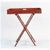 Image 1 : WALNUT BUTLERS TRAY ON STAND