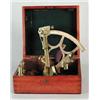 Image 1 : MAHOGANY CASED BRASS SEXTANT BY W. WEICHERT, CARDIFF