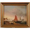 Image 1 : DAVID BEATTY (British, 20th Century) EUROPEAN HARBOR SCENE