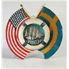 Image 1 : INTERESTING SMALL PATRIOTIC SHIP DIORAMA