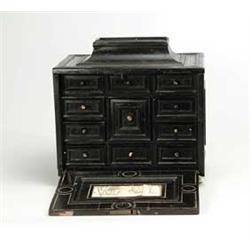 IVORY AND EBONY JEWELRY CHEST