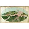 Image 1 : SIGNED (French, 19th Century) BIRDSEYE VIEW OF FRENCH VILLAGE