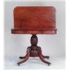 Image 1 : FEDERAL CARVED DUNCAN PHYFE STYLE MAHOGANY CARD TABLE