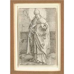 LUCAS VAN LEYDEN (Dutch, 1494-1533) “ST. GERARD”