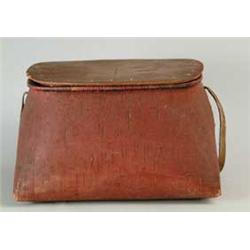 GOOD BIRCH BARK COVERED BOX