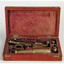 CASED SMALL TRAVELING MICROSCOPE