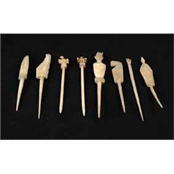 RARE GROUP OF SAND CHESSMEN