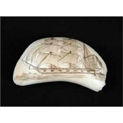 ENGRAVED WHALE’S TOOTH