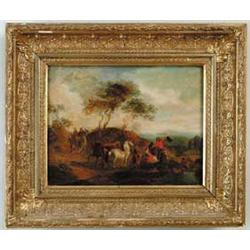 UNSIGNED (European, 18th/19th Century) THE WATERING HOLE