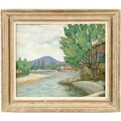 ULDRI (European, 20th Century) EUROPEAN LANDSCAPE