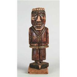 CARVED EARLY TOTEMIC FIGURE