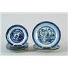 Image 1 : EIGHT CANTON BLUE AND WHITE PLATES