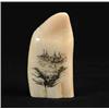 Image 1 : SCRIMSHAW DECORATED SMALL WHALE’S TOOTH