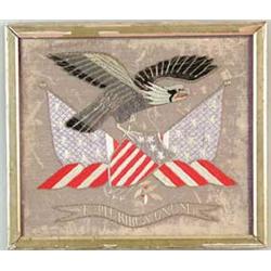 ORIENTAL EXPORT PATRIOTIC NEEDLEWORK
