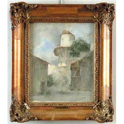 JOHANNES BOSBOOM (Dutch, 1817-1891) WINDMILL TOWER SKETCH