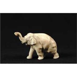 IVORY CARVED ELEPHANT