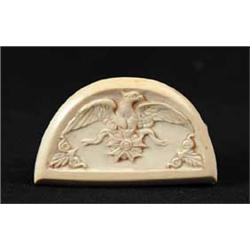 INTERESTING CARVED IVORY SNUFF BOX