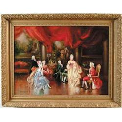P. D’ESPINOSA (19th/20th Century) THE RECITAL
