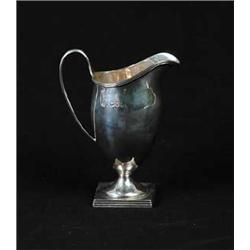 ENGLISH STERLING FOOTED CREAMER