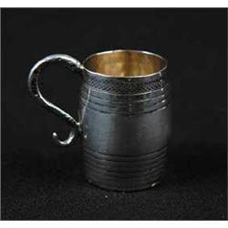 FRENCH MINIATURE STERLING MUG