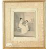 Image 1 : JOHN ZEPHANIA BELL (Scottish, 1794-1883) PORTRAIT OF MOTHER AND CHILD