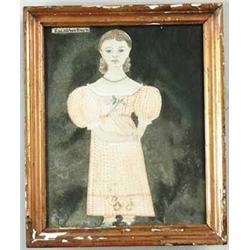 SMALL WATERCOLOR OF SARAH ANN DREW