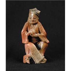 CARVED SOAPSTONE FIGURE