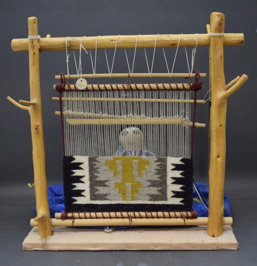 NAVAJO WEAVER LOOM