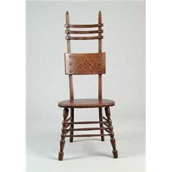 INTERESTING ARTS AND CRAFT STYLE SIDE CHAIR