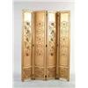 Image 1 : GOOD CARVED GILT ART NOUVEAU FOUR FOLD SCREEN