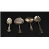 Image 1 : LOT OF THREE ARTS AND CRAFT STERLING SILVER SERVING PIECES AND ANOTHER