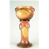Image 1 : ROSEVILLE POTTERY TWO-PART JARDINIERE ON STAND IN THE PINE CONE PATTERN
