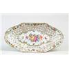 Image 1 : DRESDEN TYPE FOOTED OVAL RETICULATED SERVING BOWL