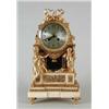 Image 1 : LOUIS XVI STYLE BRONZE AND MARBLE MANTLE CLOCK