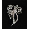 Image 1 : OUTSTANDING DIAMOND AND WHITE GOLD BROOCH