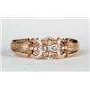 Image 1 : FABULOUS 18KT GOLD AND GENUINE DIAMOND BUCKLE SHAPED BRACELET