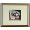 Image 1 : THOMAS HART BENTON (American, 1889-1975) STILL LIFE OF FRUIT, BOWL AND KNIFE