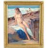 Image 1 : EMILE ALBERT GRUPPE (American, 1896-1978) BATHERS ON A ROCKY SHORE